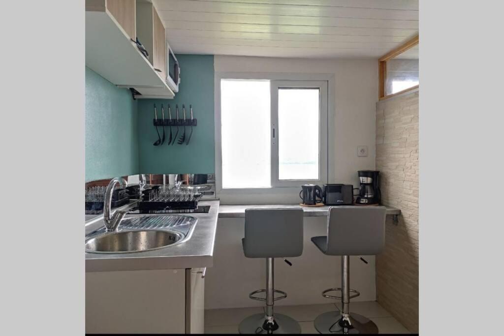 Studio Lumineux Vue Exceptionnelle Sur La Mer Le Marin المظهر الخارجي الصورة